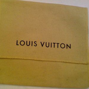 Louis Vuitton Wallet Dust Bag